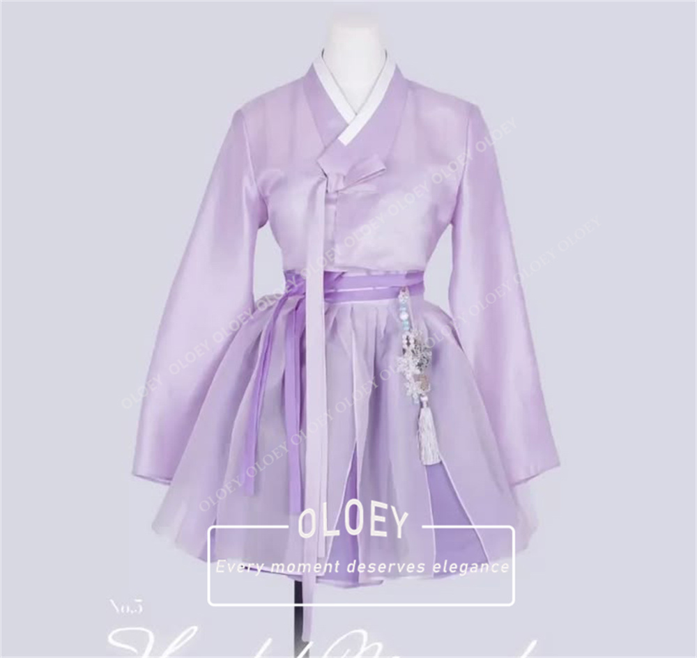 Hanbok Modern Set - OLOEY Vintage Hanbok Koreański Zestaw Sukienki