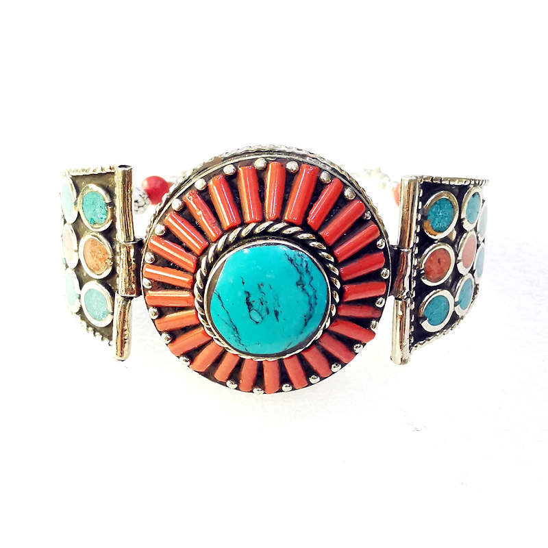 Ethnic Fashion Com - Nepal vintage biżuteria metalowa modna bransoletka