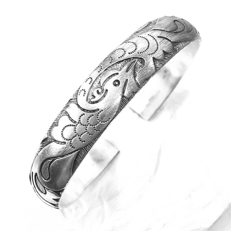 Ethnic Fashion Com - Tybetańskie bransoletki Phenxi Totem, otwarte mankiety,