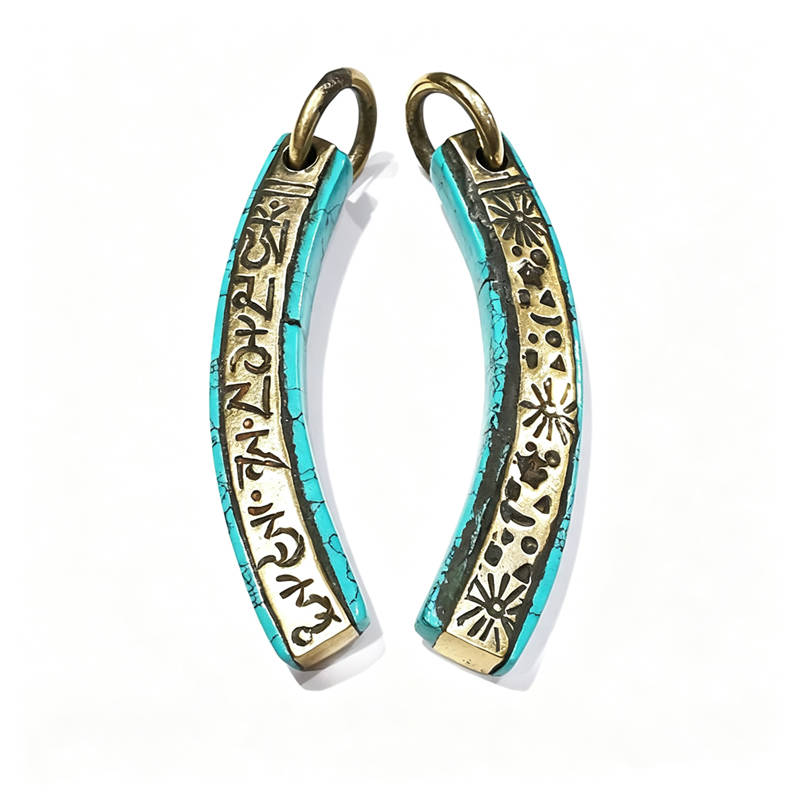 Ethnic Fashion Com - TBP125 Tybetańskie amulety z sześcioma słowami