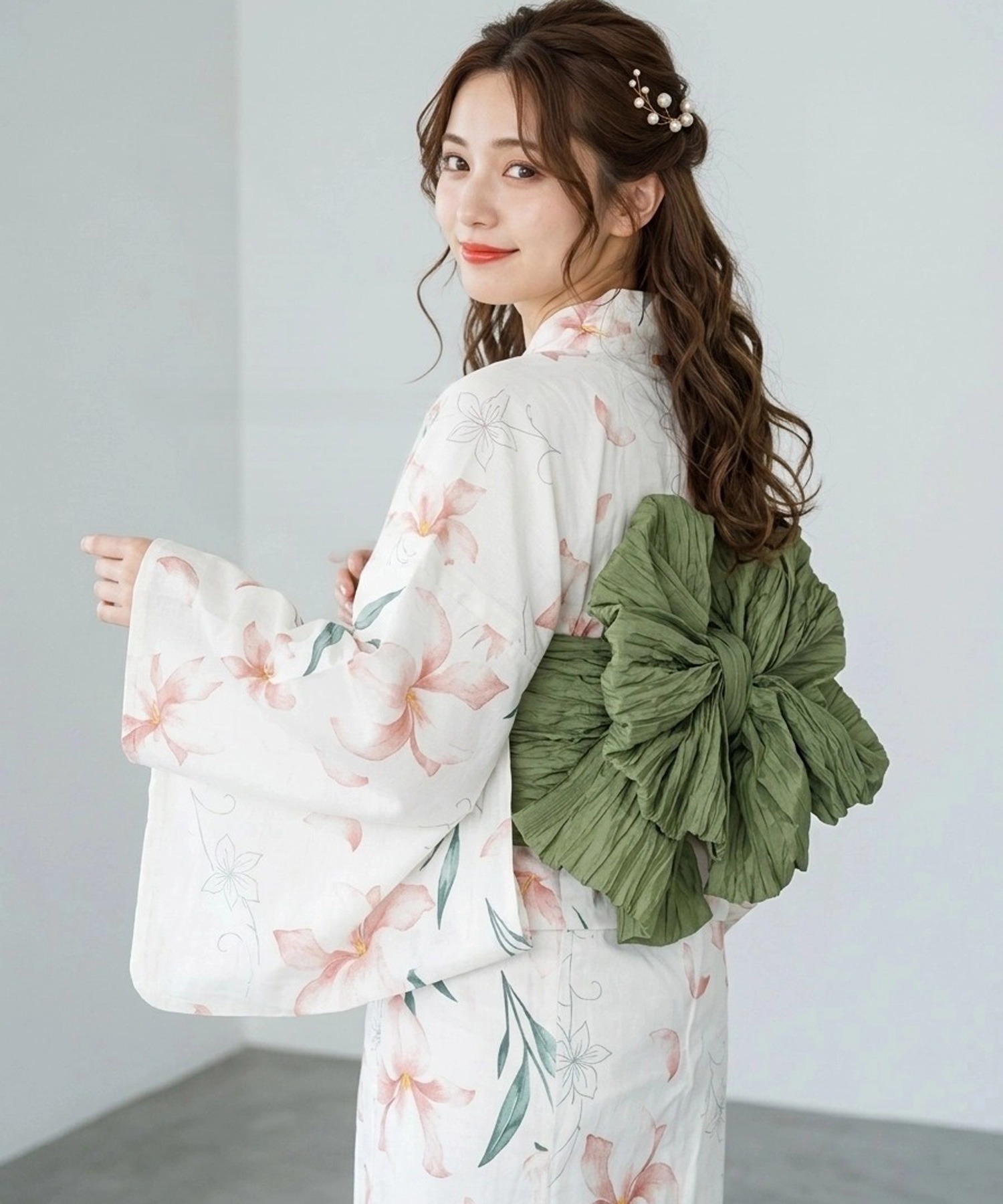 Ethnic Style Dresses - Tradycyjna Yukata Kimono Sukienka dla Dziewczynek