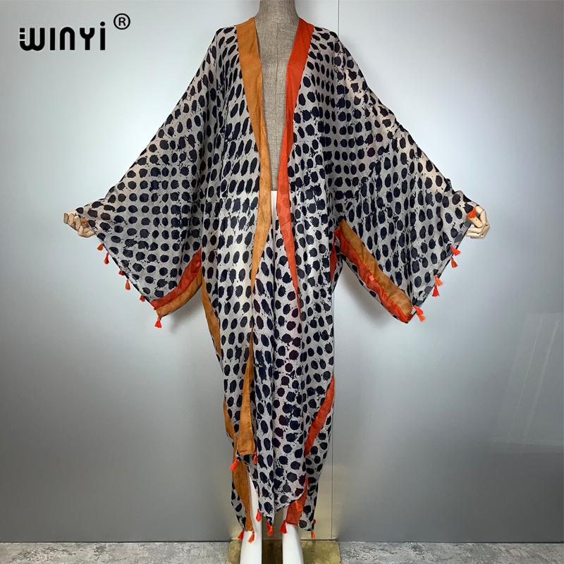 Letni strój WINYI Kimono Ameri – Kaftan Women Boho recenzja i cena