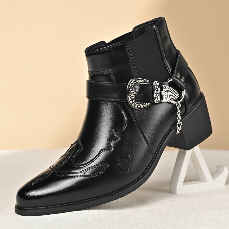 Męskie skórzane buty w brytyjs – Ethnic Style Dresses recenzja i cena