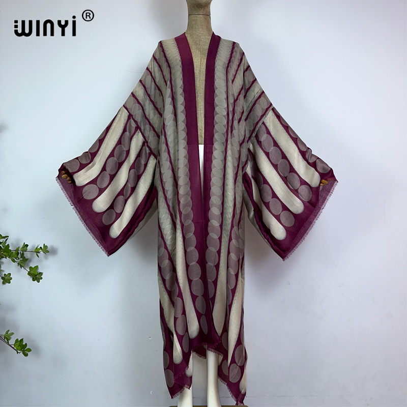 WINYI Kimono Letni Geometryczn – Kaftan Women Boho recenzja i cena