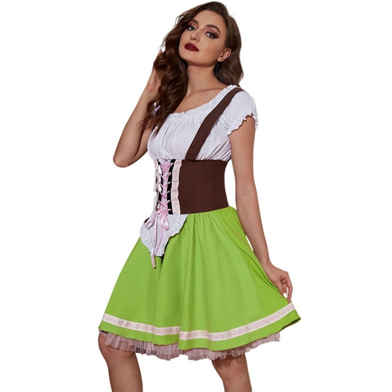 Nowe Zielone Ubrania na Festiw – Ethnic Style Dresses recenzja i cena