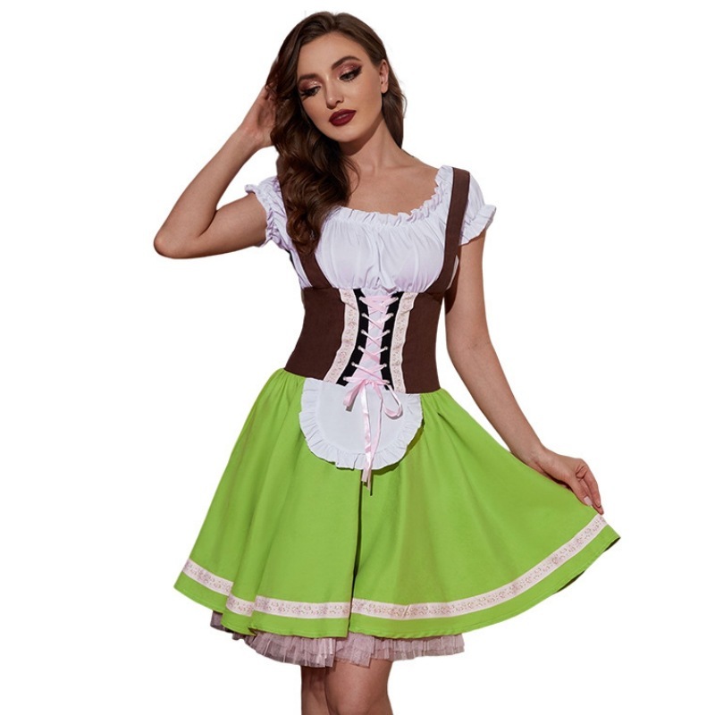 Nowe Zielone Ubrania na Festiw – Ethnic Style Dresses recenzja i cena
