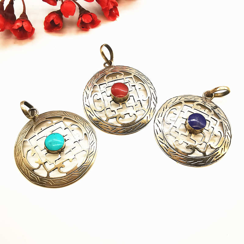 Tibetskie wisiorki z mandalą,  – Ethnic Fashion Com recenzja i cena