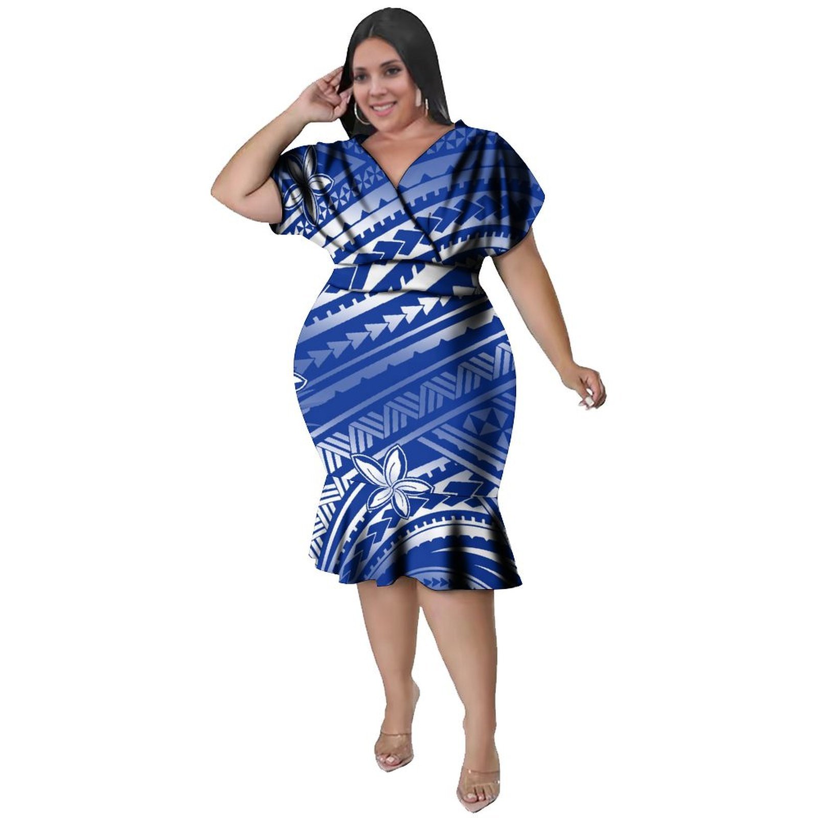 Sukienka damska z dekoltem w s – Ethnic Style Dresses recenzja i cena