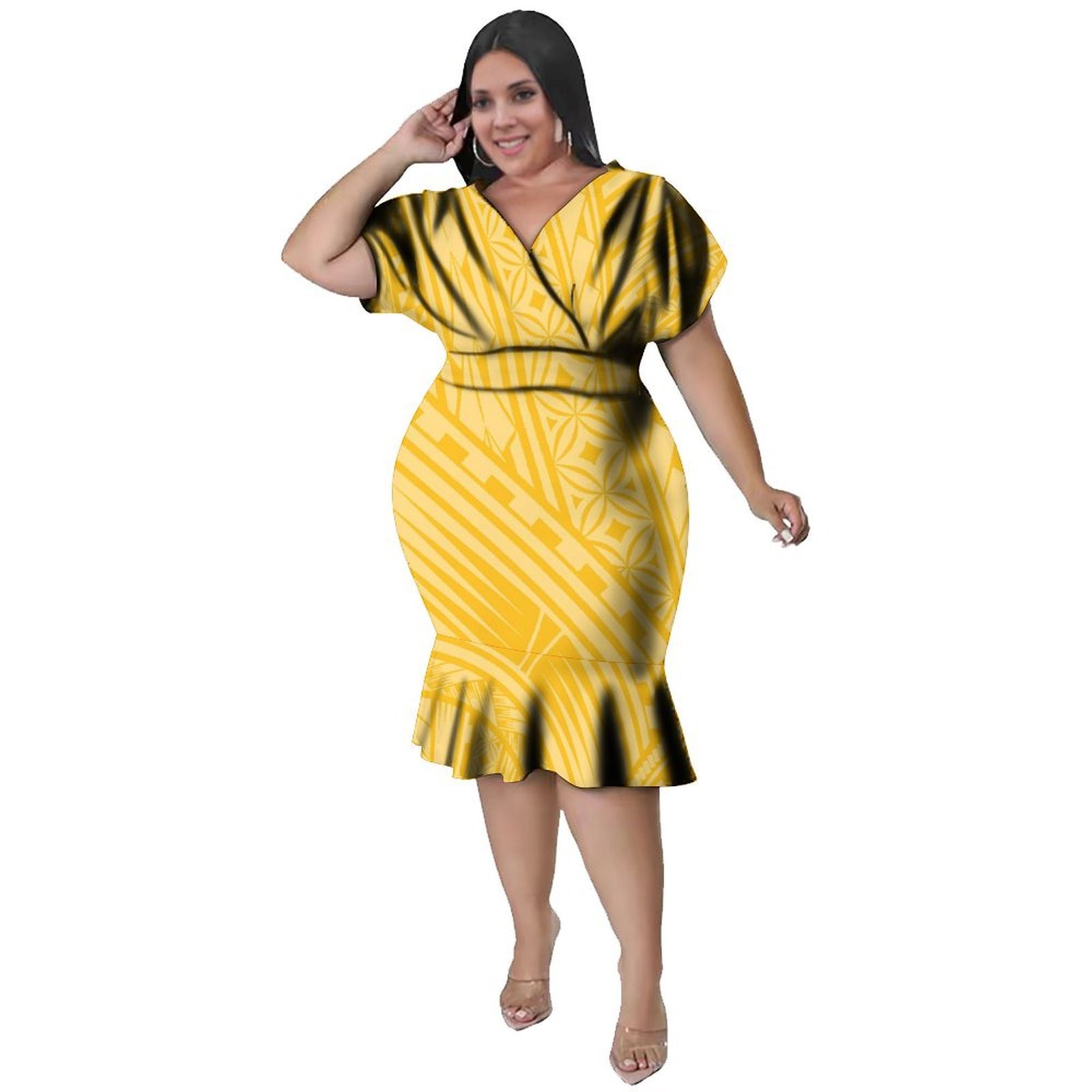 Sukienka damska z dekoltem w s – Ethnic Style Dresses recenzja i cena