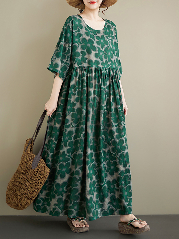 Letnia, nowa, plus size sukien – Ethnic Style Dresses recenzja i cena