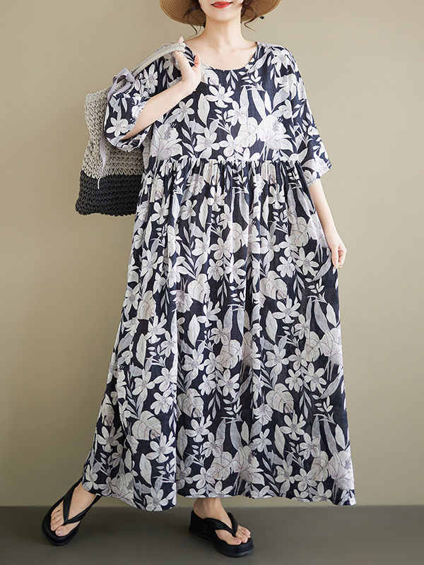 Letnia, nowa, plus size sukien – Ethnic Style Dresses recenzja i cena