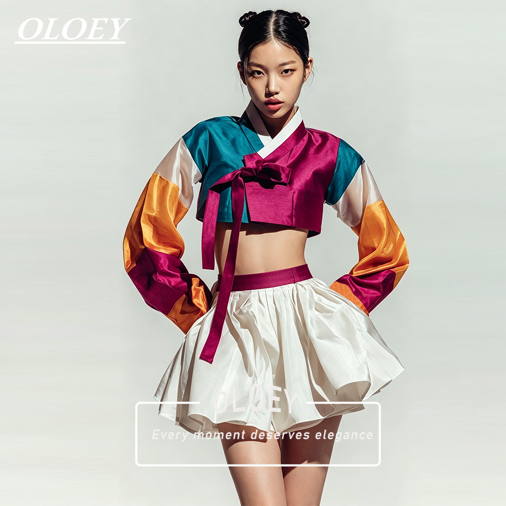 OLOEY Nowoczesny granatowy z k – Hanbok Modern Set recenzja i cena