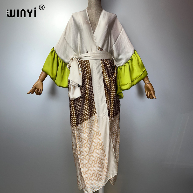 WINYI Letnia Sukienka Kimono n – Kaftan Women Boho recenzja i cena