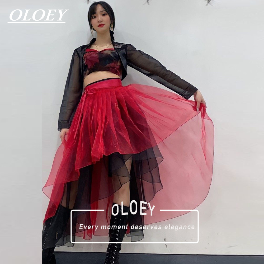 OLOEY Nowoczesny Czerwono-Czar – Hanbok Modern Set recenzja i cena