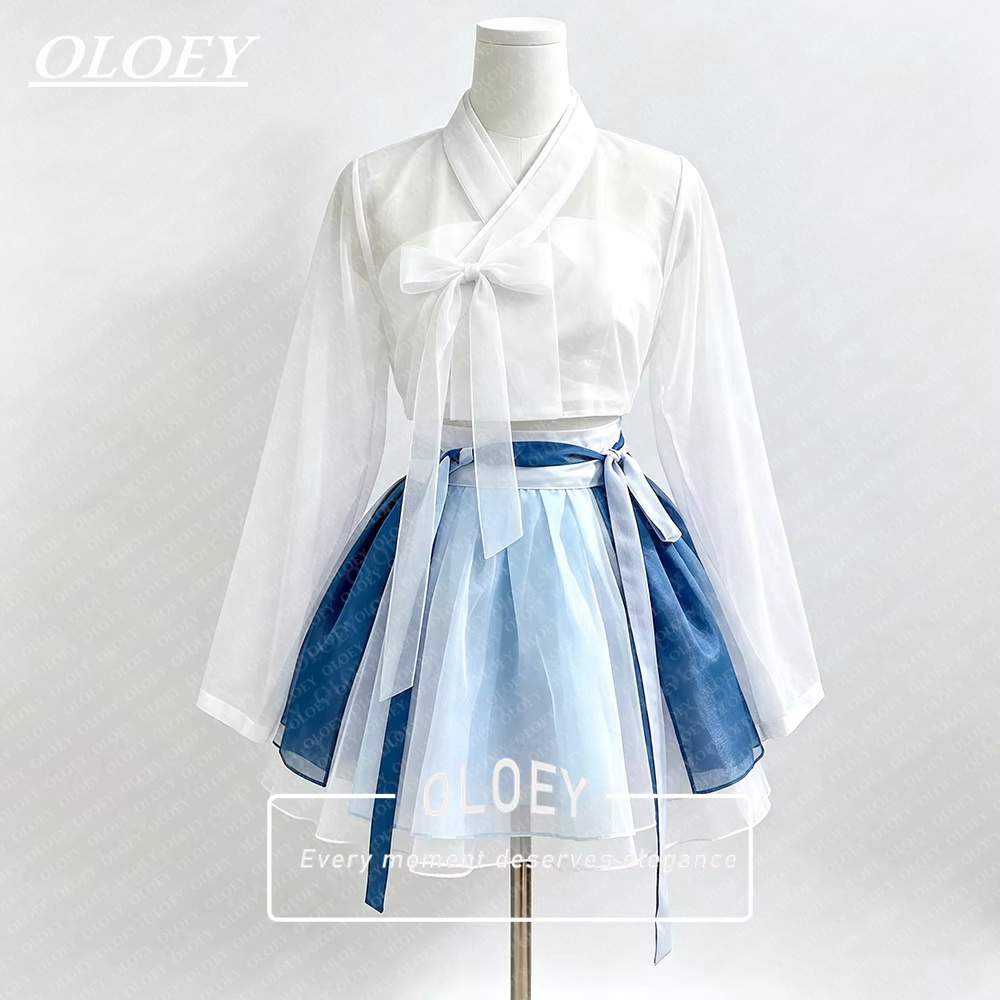 OLOEY Nowoczesny Krótki Koncer – Hanbok Modern Set recenzja i cena