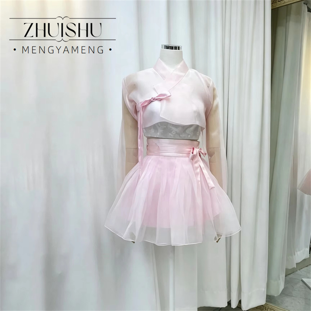 ZHUISHU Różowa Nowoczesna Suki – Hanbok Modern Set recenzja i cena
