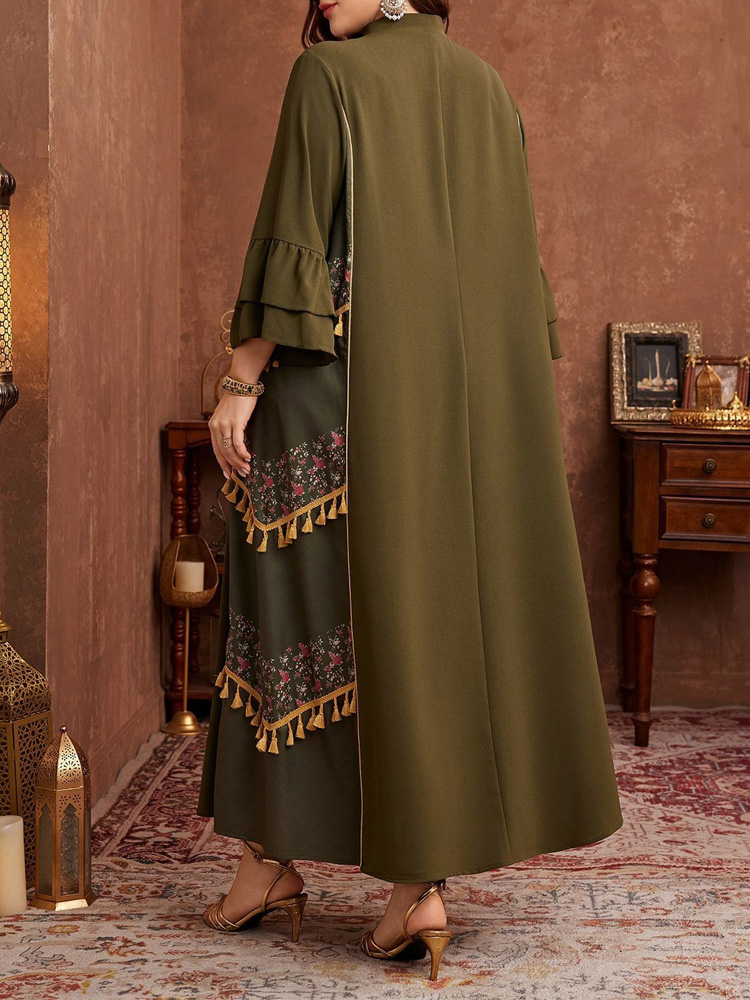 GIBSIE Sukienka Abaya Plus Siz – Ethnic Style Dresses recenzja i cena